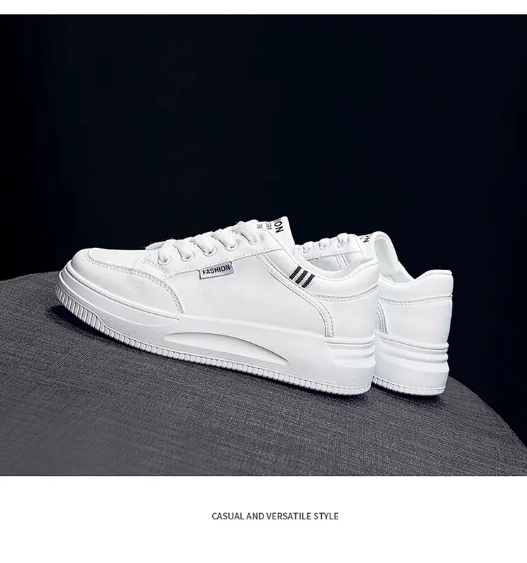 Women White Board Shoes with Thick Sole & Breathable Upper — feature 19