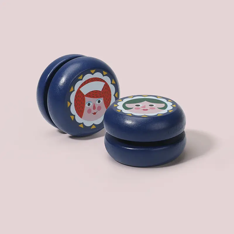 Cartoon wooden yo-yo children's cute animal yo-yo kindergarten children's gift educational nostalgic toy