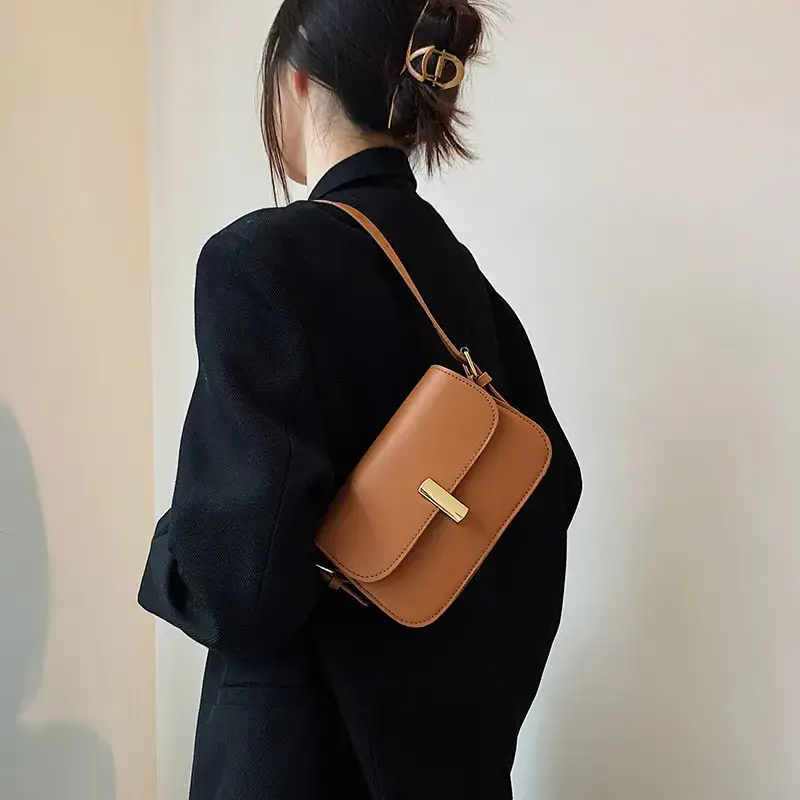 Women's Black Crossbody Bag 2021 New Trendy Casual - Image 5