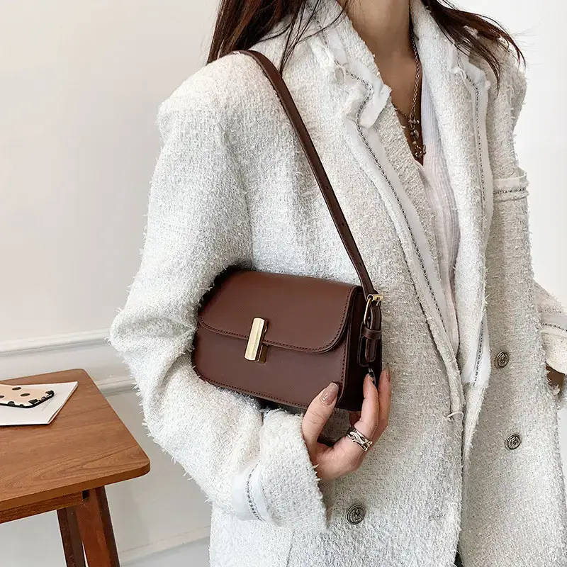 Women's Black Crossbody Bag 2021 New Trendy Casual - Image 7