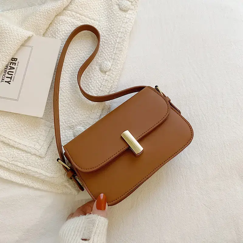 Women's Black Crossbody Bag 2021 New Trendy Casual - Image 2