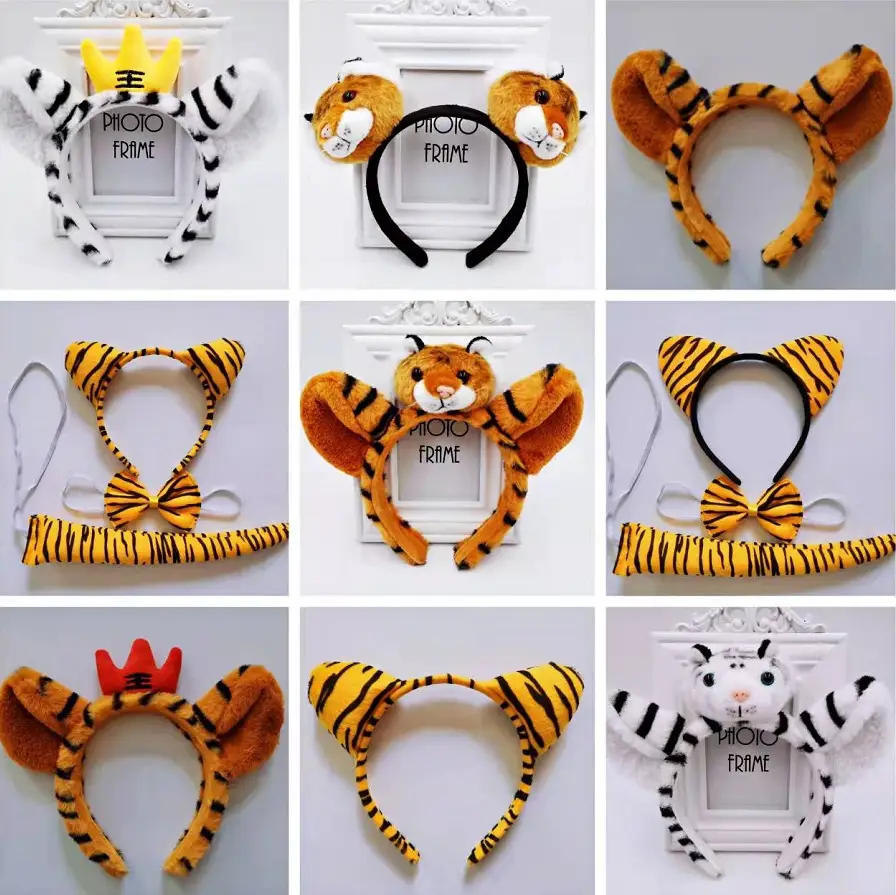 Tiger Cartoon Hairband for Kids Year of Tiger - Image 23