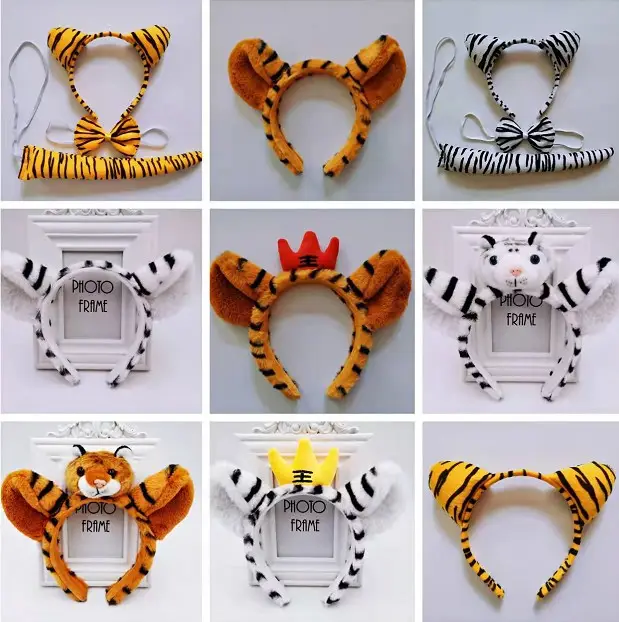 Tiger Cartoon Hairband for Kids Year of Tiger - Image 24