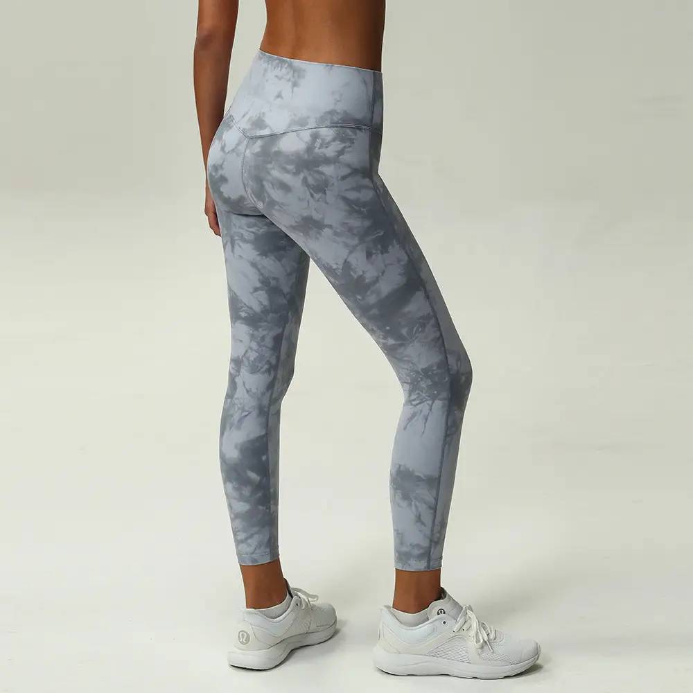 Tie-Dye High Waist Yoga Pants for Women - Image 6