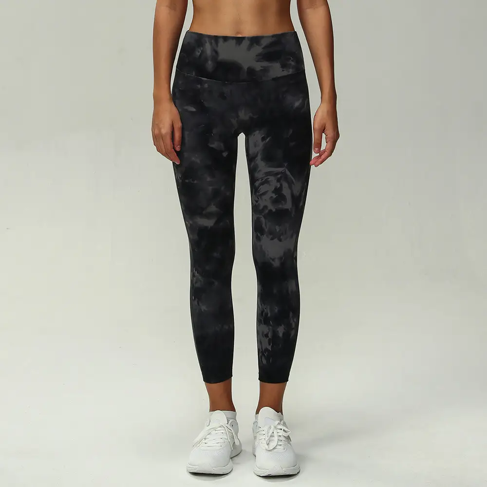 Tie-Dye High Waist Yoga Pants for Women - Image 7