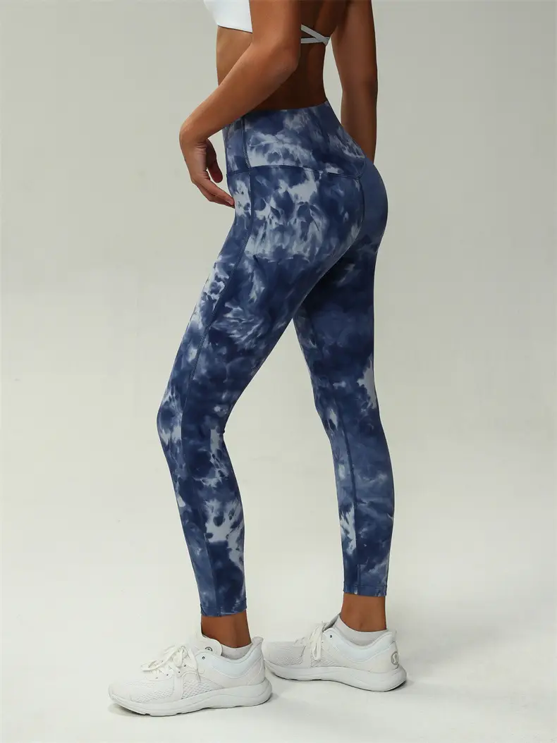 Tie-Dye High Waist Yoga Pants for Women — feature 14