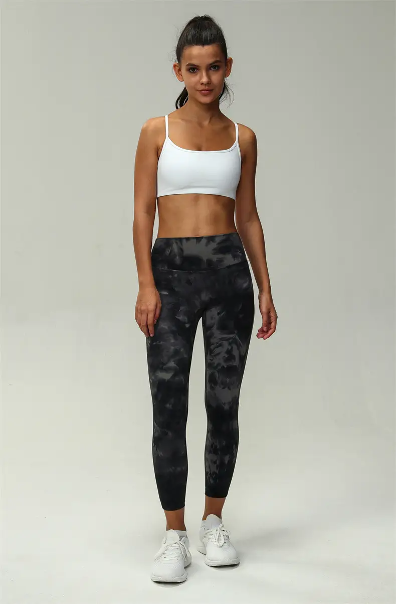 Tie-Dye High Waist Yoga Pants for Women — feature 5