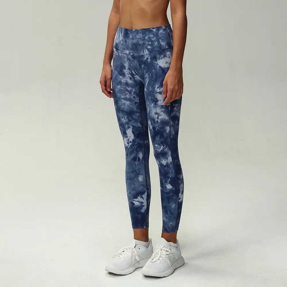 Tie-Dye High Waist Yoga Pants for Women - Image 2