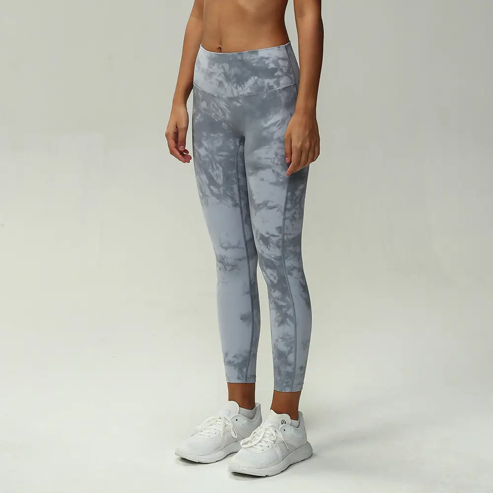 Tie-Dye High Waist Yoga Pants for Women - Image 3