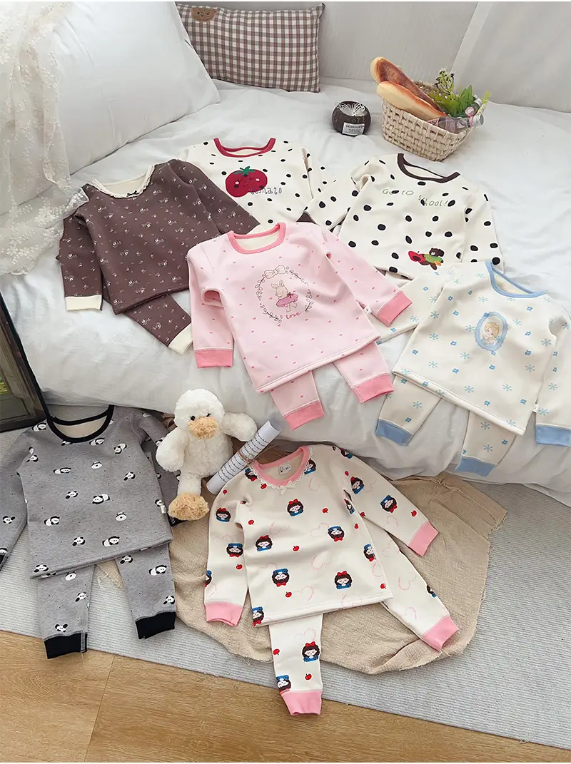 Anmeiya Children's Polka Dot Pajamas Set — feature 20