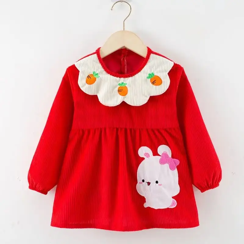 Baby's Yellow Rabbit Print Long Sleeve Shirt - Image 2