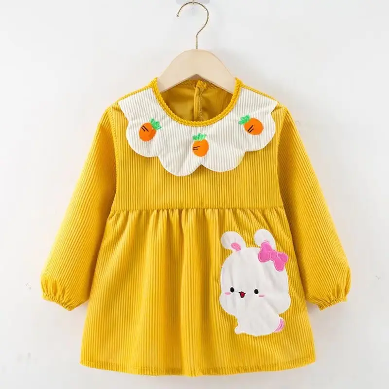 Baby's Yellow Rabbit Print Long Sleeve Shirt - Image 3