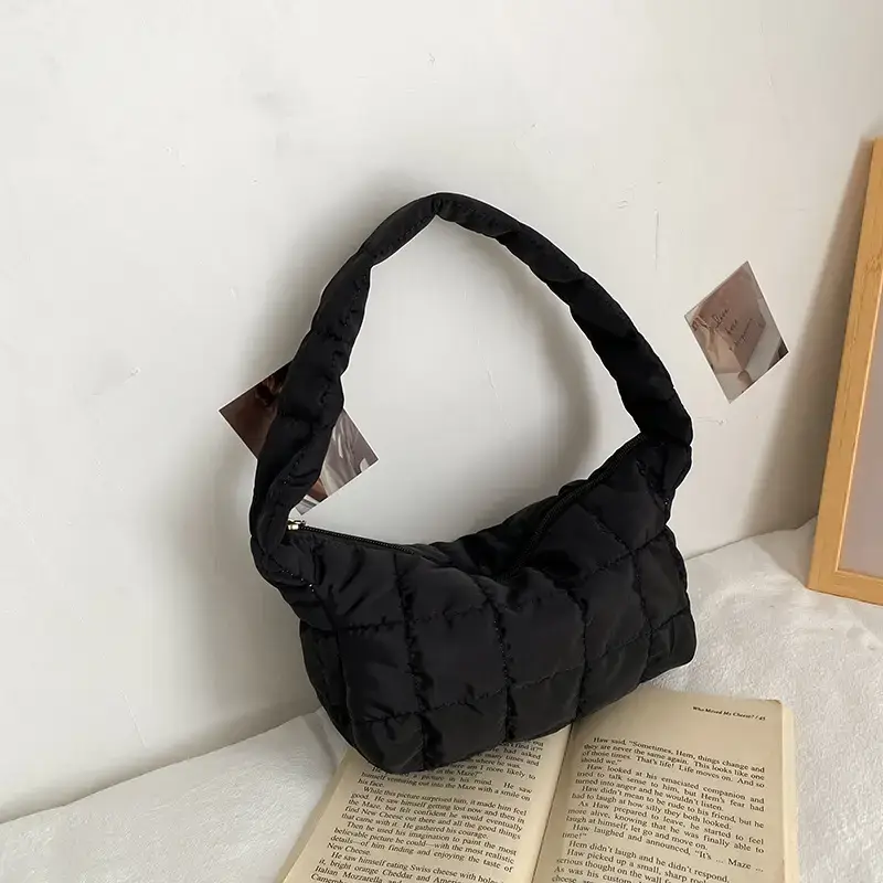 Black Korean Style Shoulder Bag for Women 2021 - Image 2