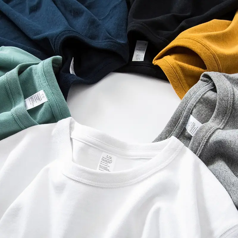 Couple T-Shirt 270g Combed Cotton Green Round Neck Short Sleeve — feature 9