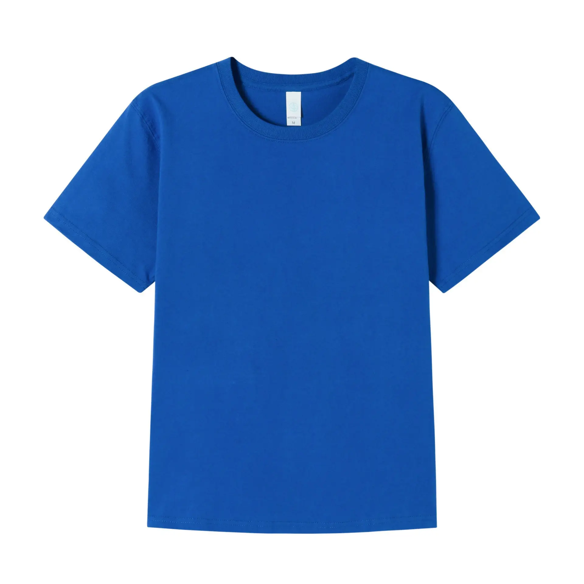 Couple T-Shirt 270g Combed Cotton Green Round Neck Short Sleeve - Image 16