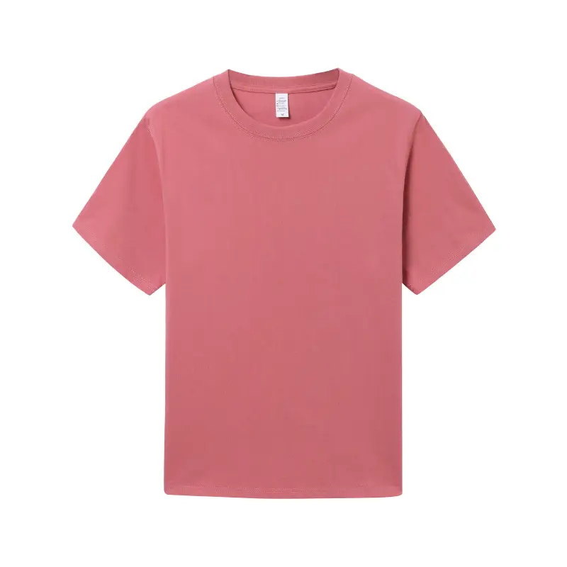 Couple T-Shirt 270g Combed Cotton Green Round Neck Short Sleeve - Image 4