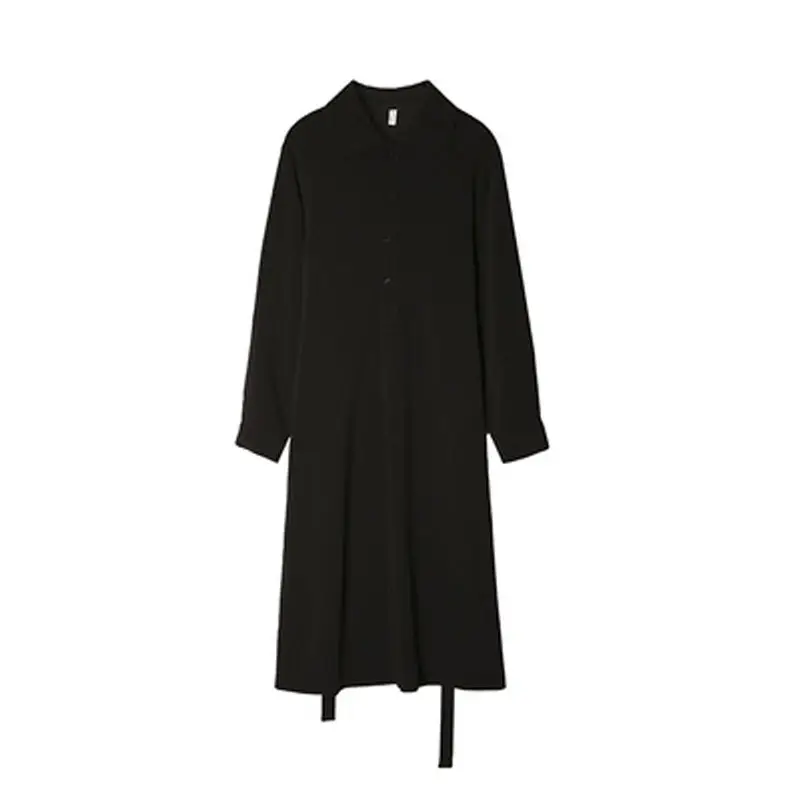 Black Long Dress Women's Retro French Style Small - Image 6