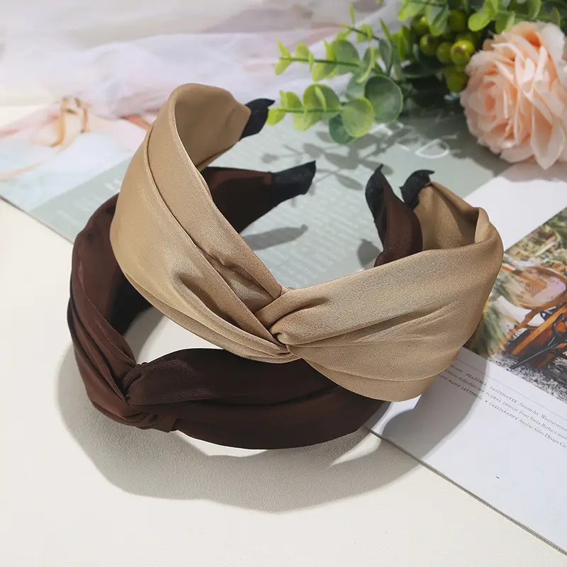 Retro Banana Headband Brown Yellow 2024 Women — feature 2