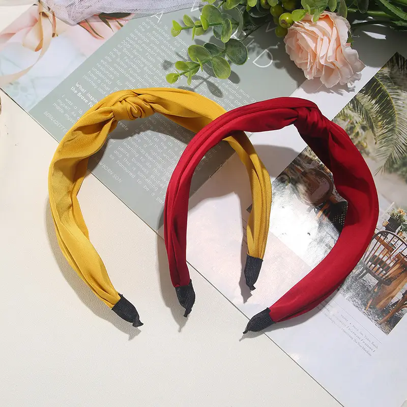 Retro Banana Headband Brown Yellow 2024 Women — feature 4