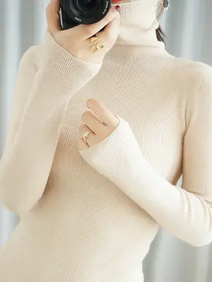 Women Thickened Pile Collar Long Sleeve Puff Top - Image 10