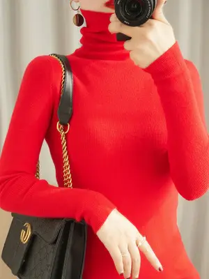 Women Thickened Pile Collar Long Sleeve Puff Top - Image 3