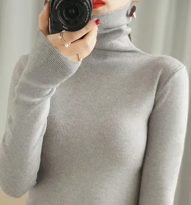 Women Thickened Pile Collar Long Sleeve Puff Top - Image 4