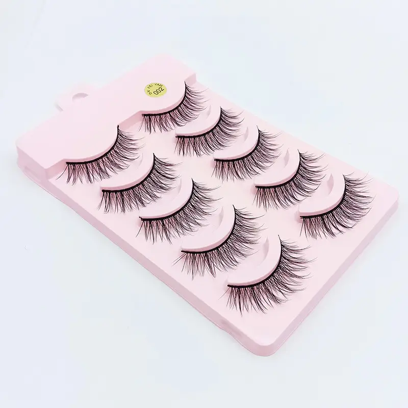 Fishtail False Eyelashes Set of 10 Pcs