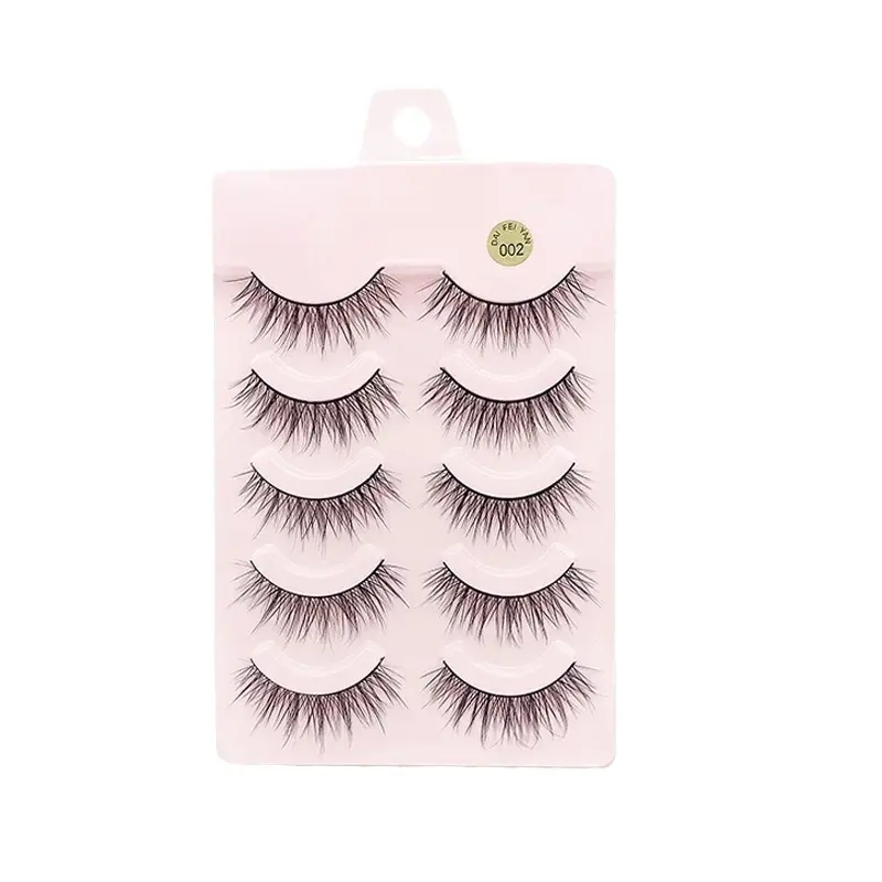 Fishtail False Eyelashes Set of 10 Pcs