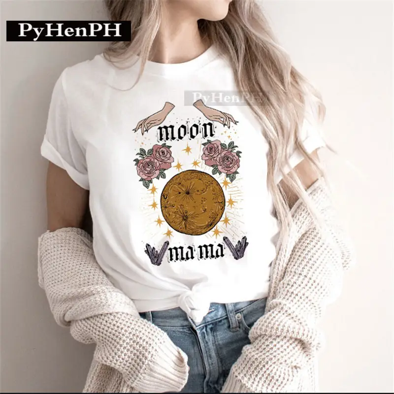2021 Crossbar T-shirt Moon Mamma Floral Print - Image 7
