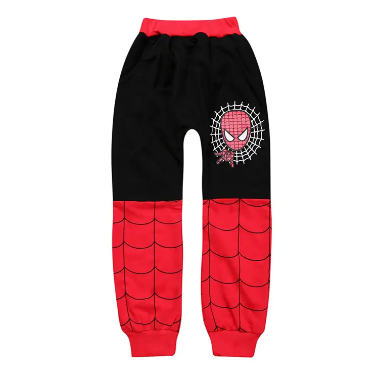 Spiderman Zipper Hoodie for Boys Red Black Large - Image 5