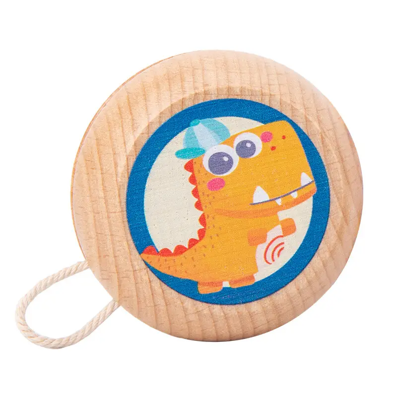 Wooden yo-yo toys for children and boys yo-yo wooden yoyo ball stall toys wholesale supply Yunhe County