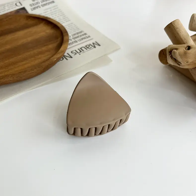 Autumn Winter Hair Clips Milk Tea Brown Cream - Image 11