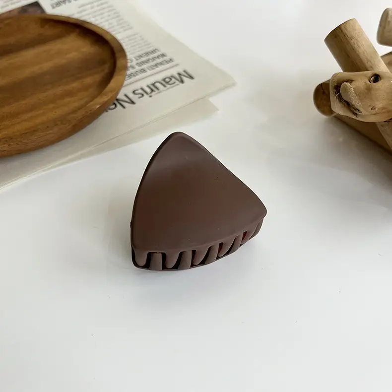 Autumn Winter Hair Clips Milk Tea Brown Cream - Image 12