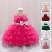 Princess Dress for Baby Girl Birthday Fashionable Mesh Dress — feature 1