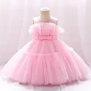 Princess Dress for Baby Girl Birthday Fashionable Mesh Dress — feature 5