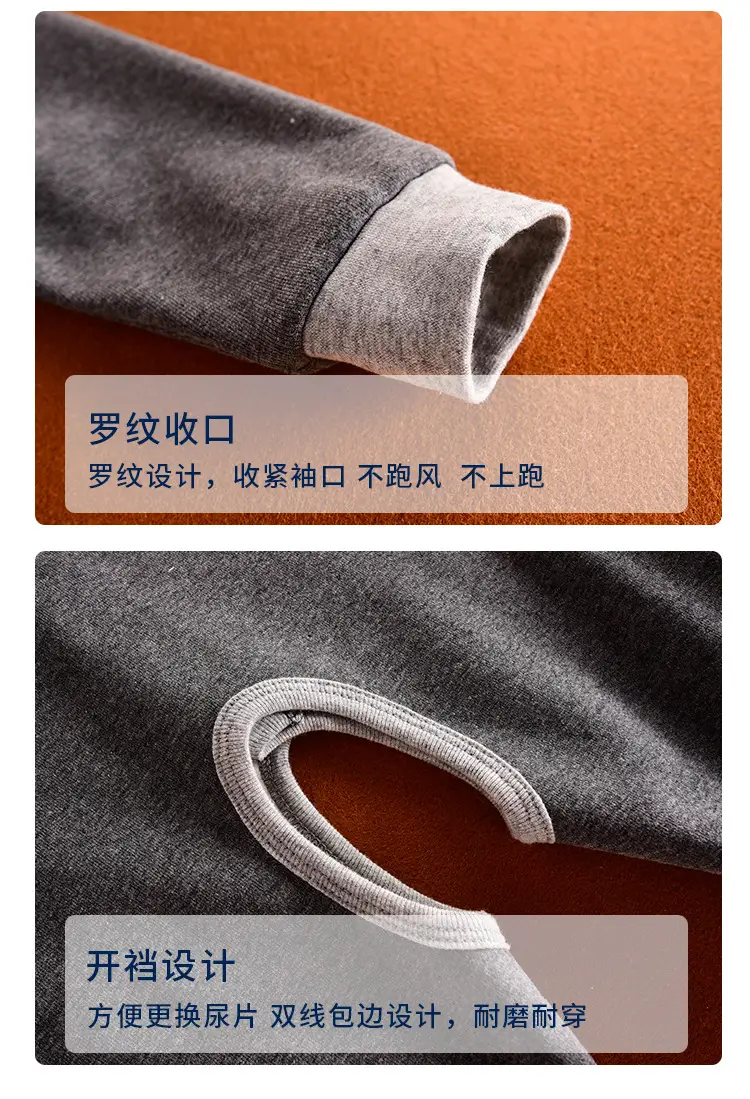 Baby Fleece Lined Jumpsuit Thickened Autumn Winter 1-3Yr — feature 12