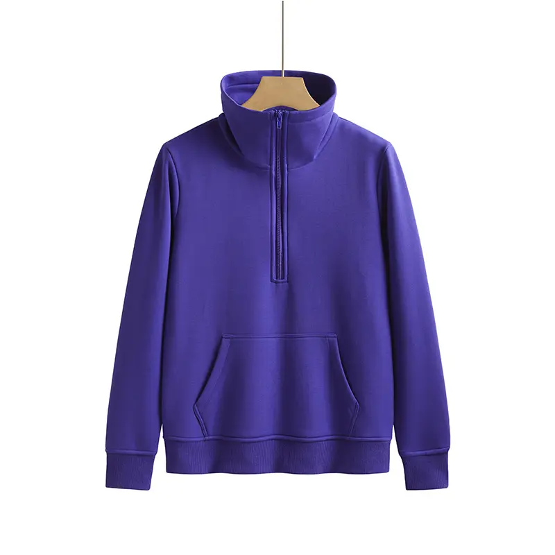 Women Fleece Hoodie Purple Korean Style 2025 - Image 8