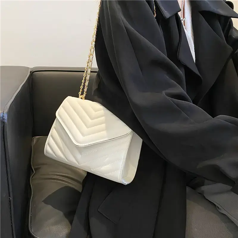 Black Chain Shoulder Bag for Women 2021 - Image 6