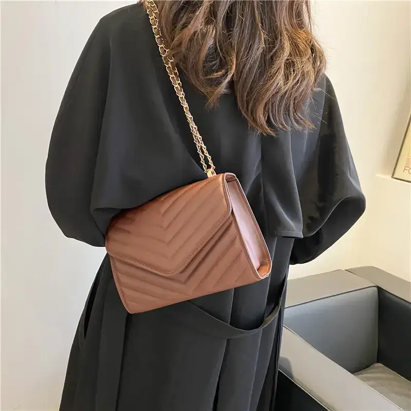 Black Chain Shoulder Bag for Women 2021 - Image 7