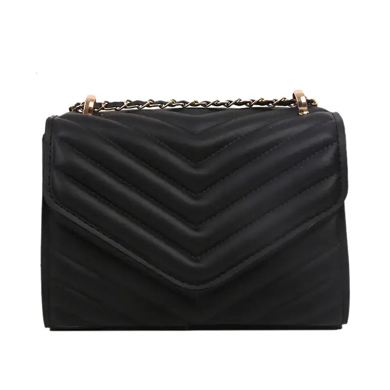Black Chain Shoulder Bag for Women 2021 - Image 9