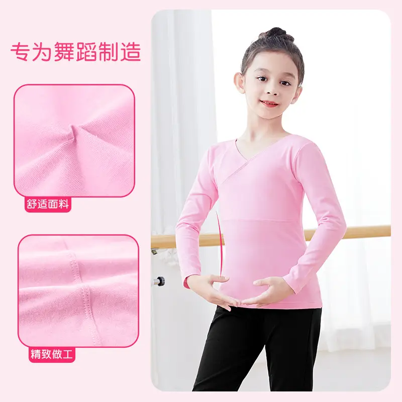 Girls Black V-Neck Dance T-Shirt Set - Image 15