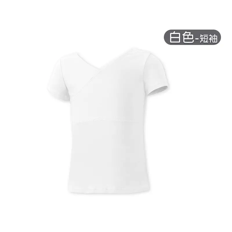 Girls Black V-Neck Dance T-Shirt Set - Image 10