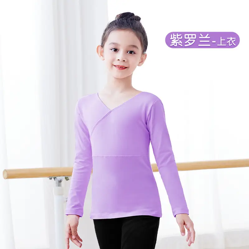 Girls Black V-Neck Dance T-Shirt Set - Image 4