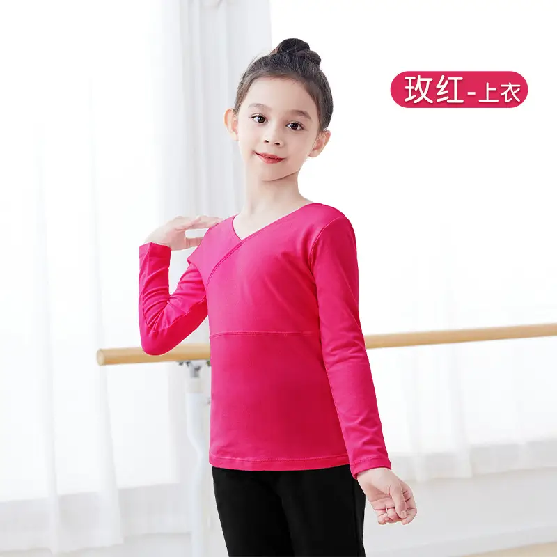 Girls Black V-Neck Dance T-Shirt Set - Image 6