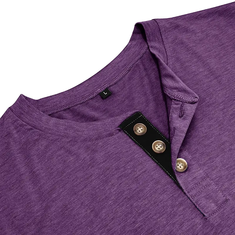 Men's Long Sleeve Round Neck T-Shirt Olive Green — feature 26