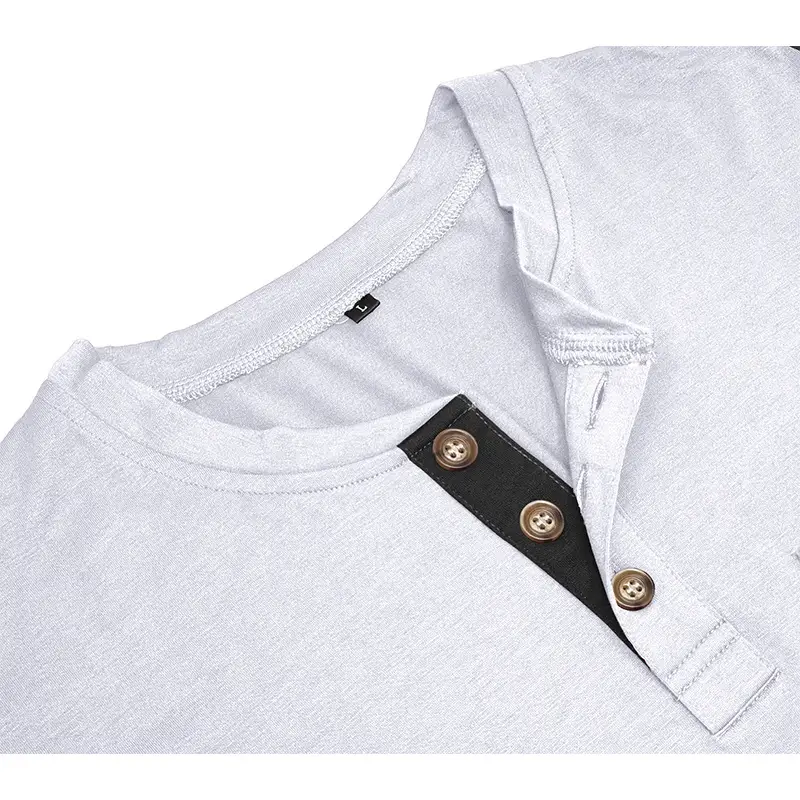 Men's Long Sleeve Round Neck T-Shirt Olive Green — feature 40