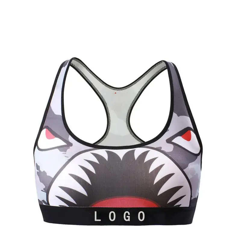Girls' Digital Printed Sports Bra Set Purple - Image 10