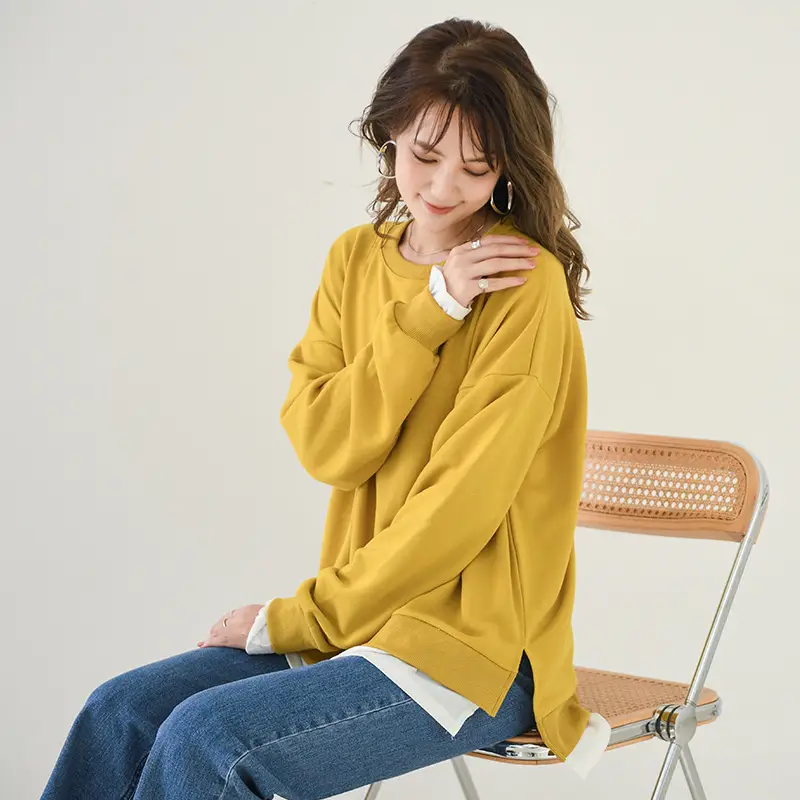 Japanese Style Knitted Commuter Pullover Sweater Blue