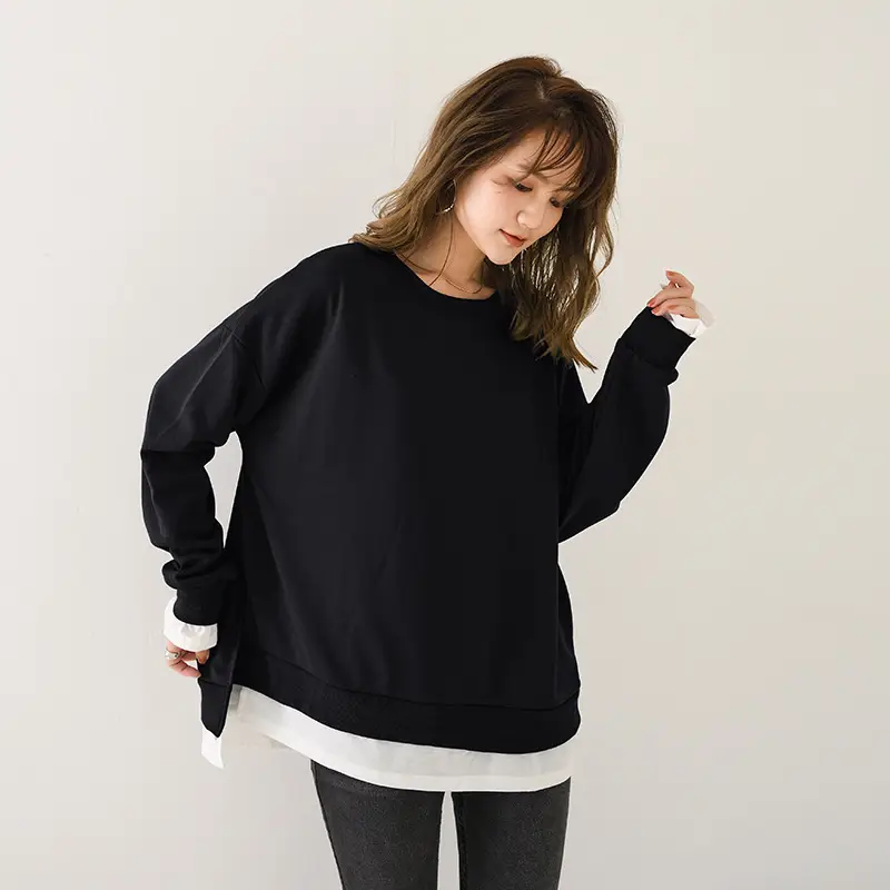 Japanese Style Knitted Commuter Pullover Sweater Blue
