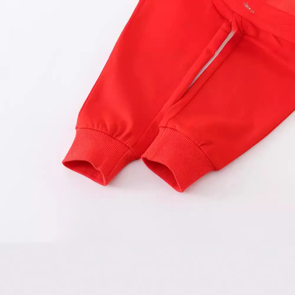 Red Cotton Drawstring Shorts for Boys Girls